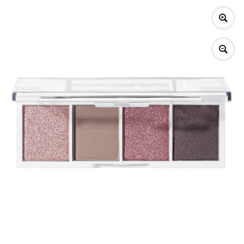 Elf Eyeshadow Palette - Pink, Brown, Dark Brown Rose Water